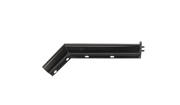 Black Mud Flap Hanger Kit | Angled / Spring Loaded | 26.00" X 1.125" | FleetRun FR-CHAS279