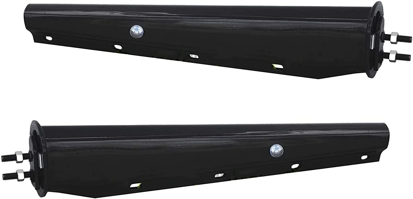 Black Mud Flap Hanger Kit | Straight / Spring Loaded | 30.00" X 2.50" | FleetRun FR-CHAS284