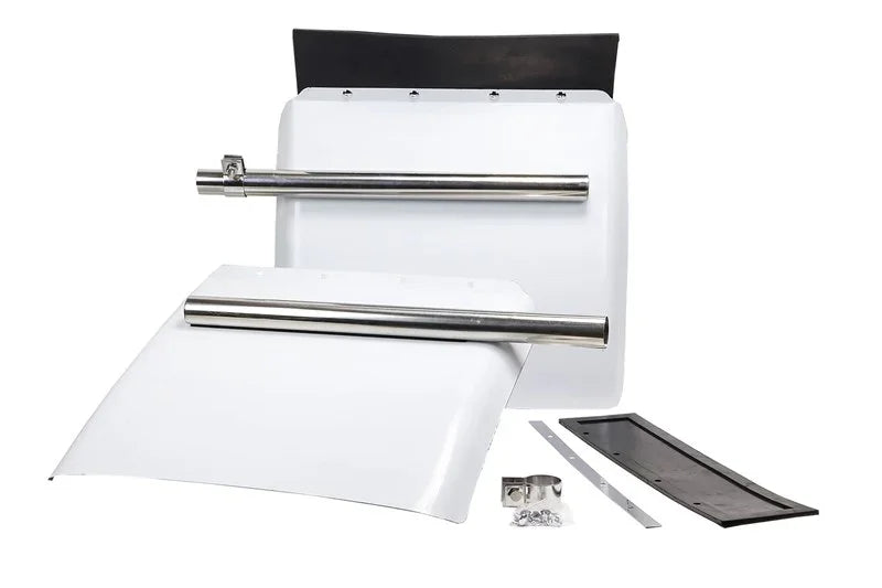 24"x24" Quarter Fender Set Stainless Steel Semi Truck - Foto 11