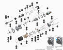 Starter Motor 39MT | Fits Cummins ISX, X15 | Replaces Delco Remy 8200308, 61010754 | FleetRun FR-STRT249-5