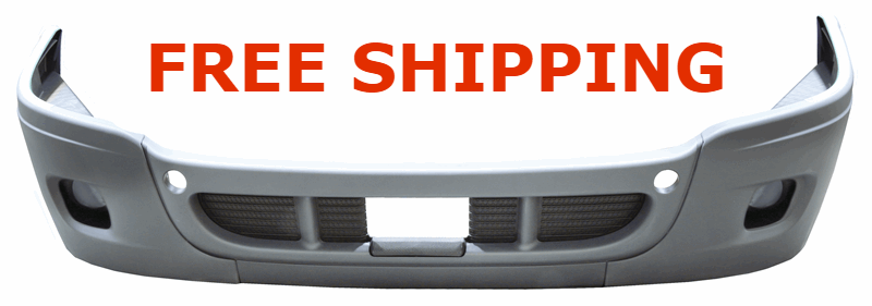 Bumper Assembly | With Fog Light Holes | Freightliner Cascadia | Freightliner / Alliance A21-28546-054 / A21-28546-010 | FleetRun FR-BODY106