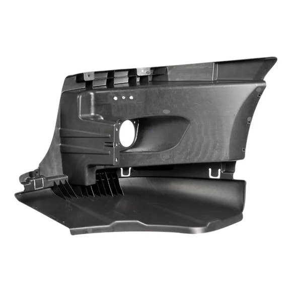 Bumper End Reinforcement ~ LH | With Fog Light Holes | Freightliner Cascadia | Freightliner / Alliance 21-27301-002 / 21-27301-004 | FleetRun FR-BODY976
