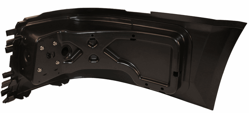 Bumper End ~ RH | With Fog Light Holes | 2004-2014 Volvo VNL | Volvo 82721512 / 82364726 / 20567507 | FleetRun FR-BODY915