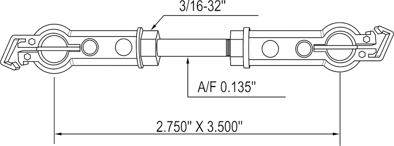 Cab Height Control Level Rod | Volvo VNL | Volvo 20462337 / 8075714 / 20422565 | FleetRun FR-SPSN288