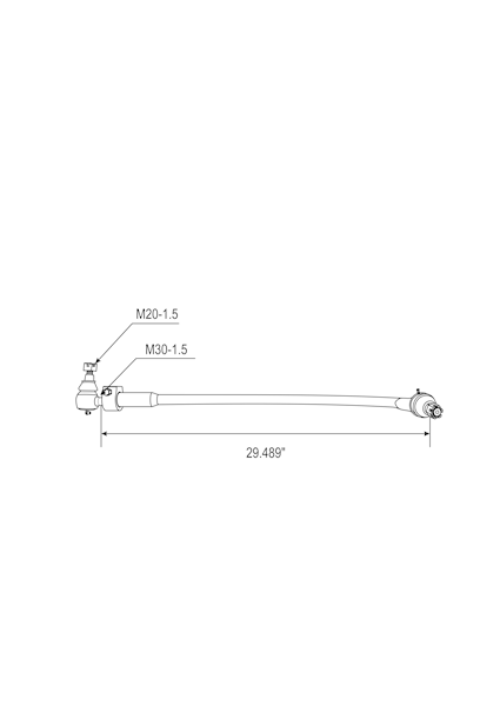 Drag Link Assembly | Volvo VNL | Volvo 85128559 / 20794767 / 21128336 / 20407667 | FleetRun FR-STRG690