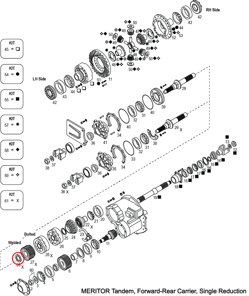 Washer | Power Divider | Meritor 1229-S-4985 | FleetRun FR-DVTN068