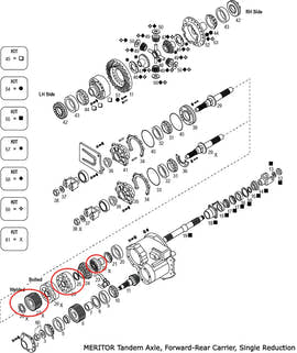 Power Divider Kit | Meritor KIT2488 | FleetRun FR-DVTN104