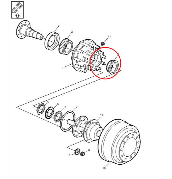 Wheel Bearing And Race Kit | Tapered Roller Bearing Cup And Cone Kit | Timken SET401 | FleetRun FR-DVTN216