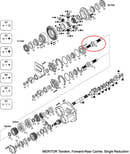 Input Shaft ~ Without Pump | Power Divider / Differential | Meritor A3297R1604 | FleetRun FR-DVTN440