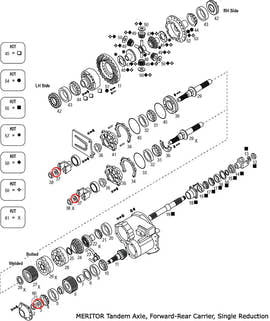 Pinion Washer | Differential / Axle | Meritor 1229-W-4521 | FleetRun FR-DVTN972