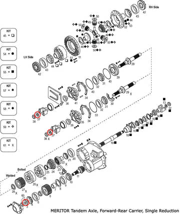 Pinion Washer | Differential / Axle | Meritor 1229-W-4521 | FleetRun FR-DVTN972