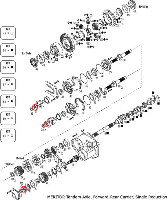 Pinion Washer | Differential / Axle | Meritor 1229-W-4521 | FleetRun FR-DVTN972