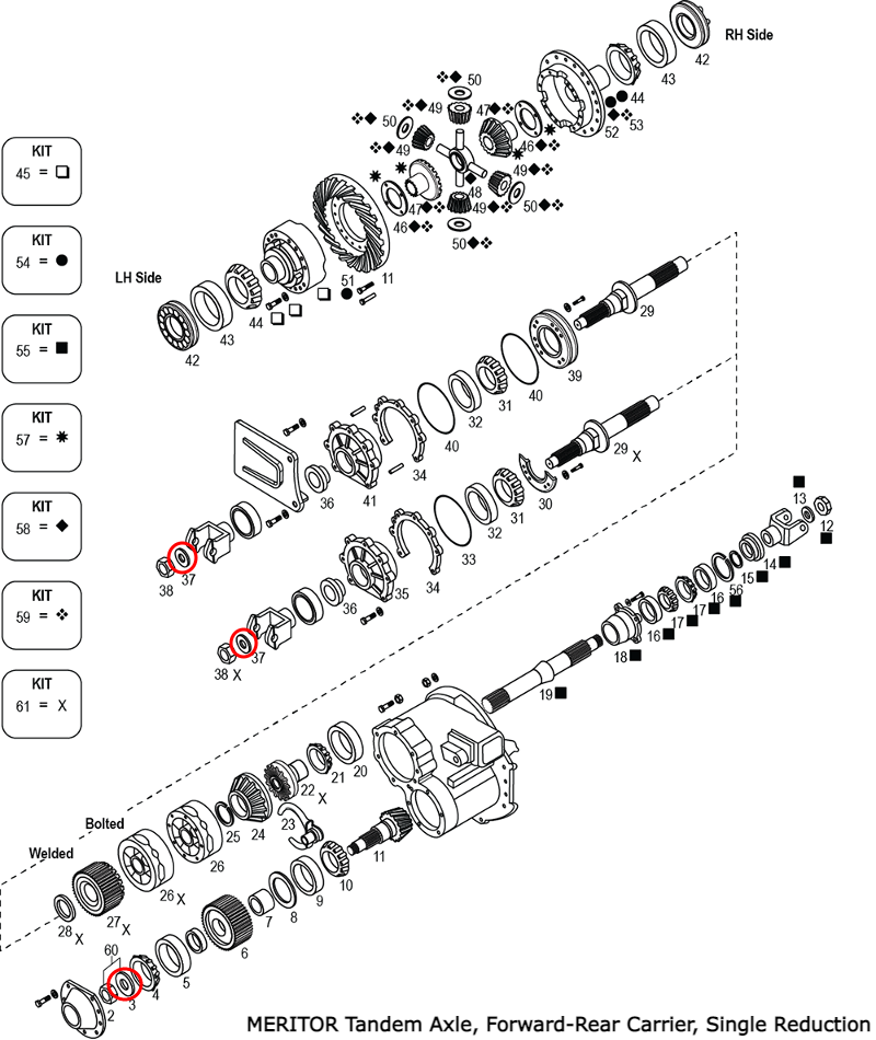 Pinion Washer | Differential / Axle | Meritor 1229-W-4521 | FleetRun FR-DVTN972