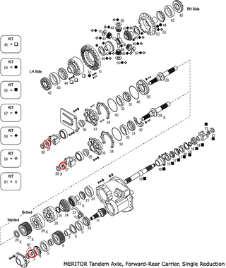 Pinion Washer | Differential / Axle |  Meritor 1229-W-4521 | FleetRun FR-DVTN972