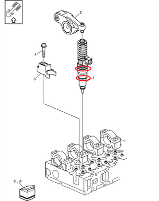 Injector O-Ring Kit | Volvo / Mack | Volvo 276948 / 276644 / 276935 | FleetRun FR-ENGN246