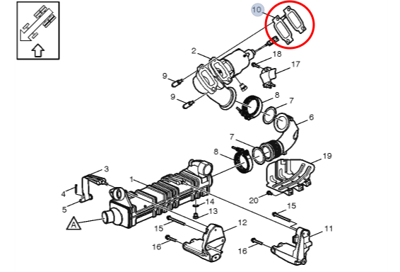 EGR Valve Gasket | Volvo / Mack | Volvo 20850815 | FleetRun FR-ENGN493