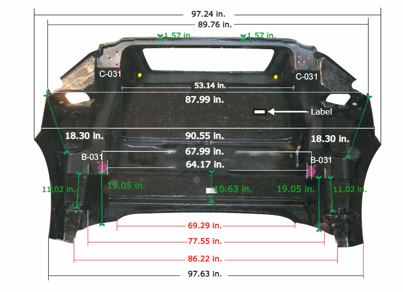 Hood | 2004-2018 Volvo VNL | Volvo 20817471 / 82718448 / 82718447 / 8020510 | FleetRun FR-BODY359