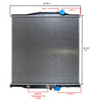Radiator | 1997-2007 Volvo VNL | Volvo 20984815 / 20733351 / 20485886 / 20516414 / 20516418 / 20700605 | FleetRun FR-COOL452