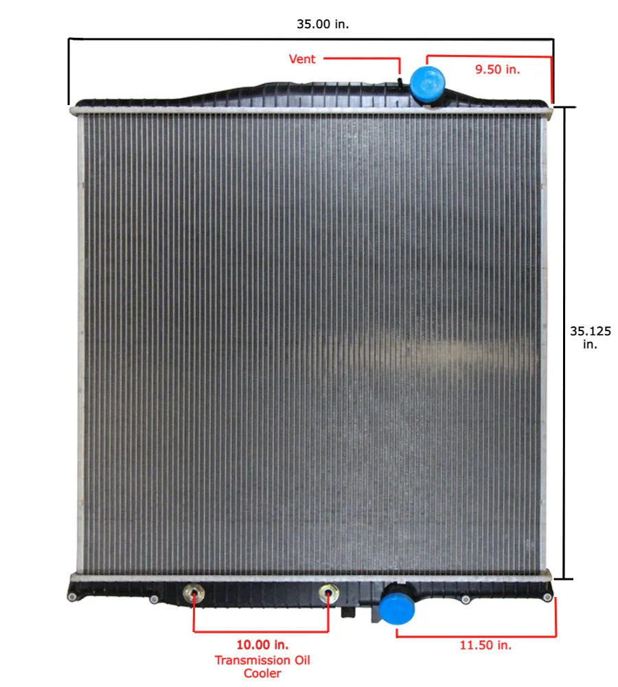 Radiator | 1997-2007 Volvo VNL | Volvo 20984815 / 20733351 / 20485886 ...